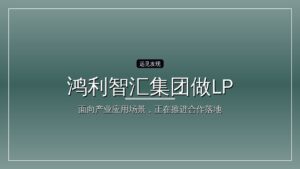 鸿利智汇集团做LP
