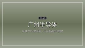 广州半导体公司冲击IPO