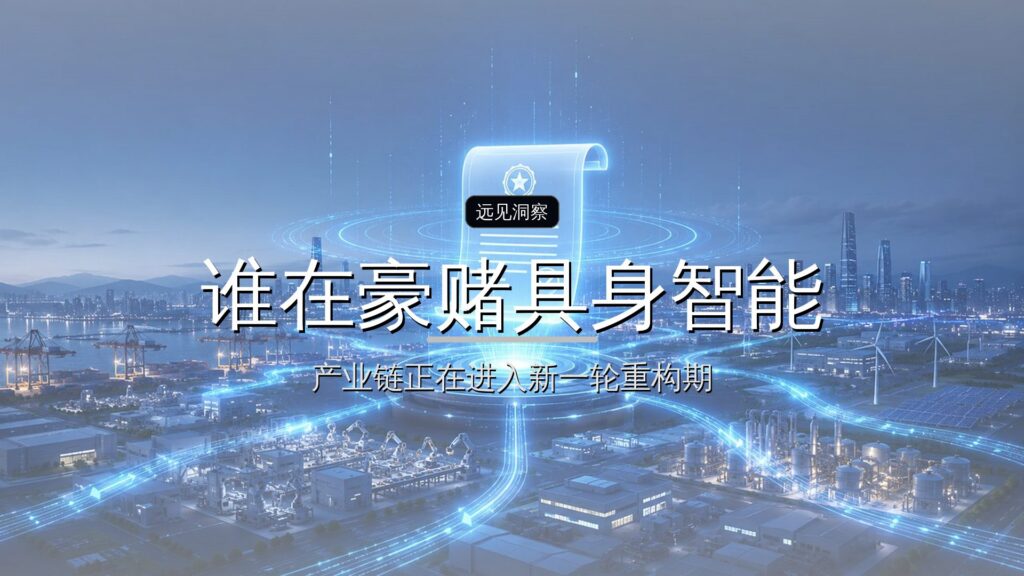 谁在豪赌具身智能?-远见网