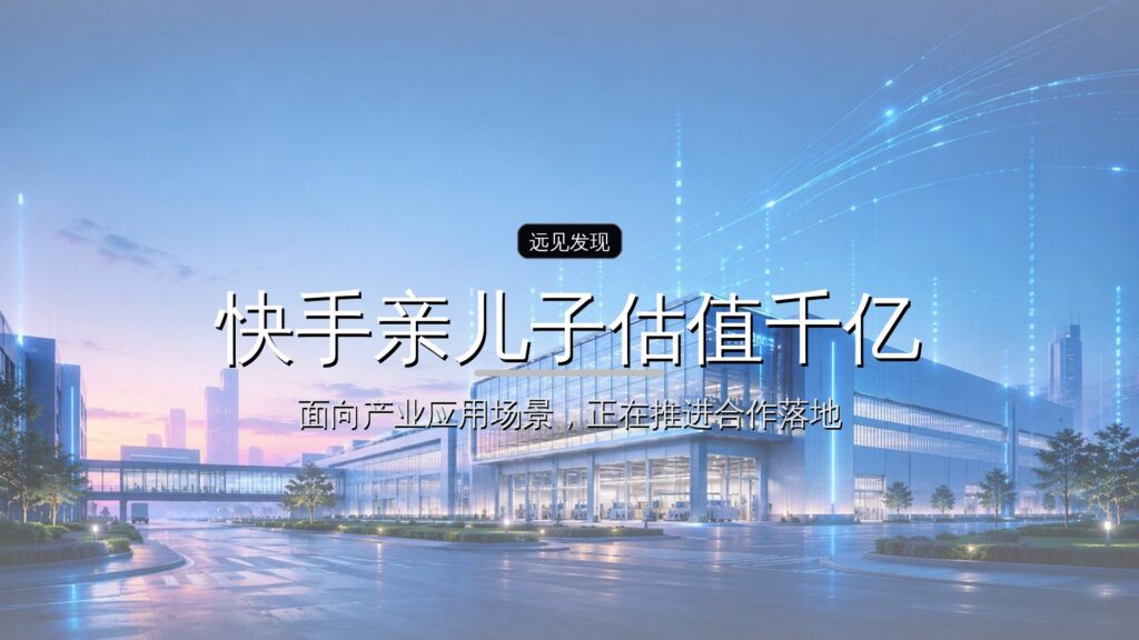 投资界AI周报 | 快手亲儿子估值千亿-远见网