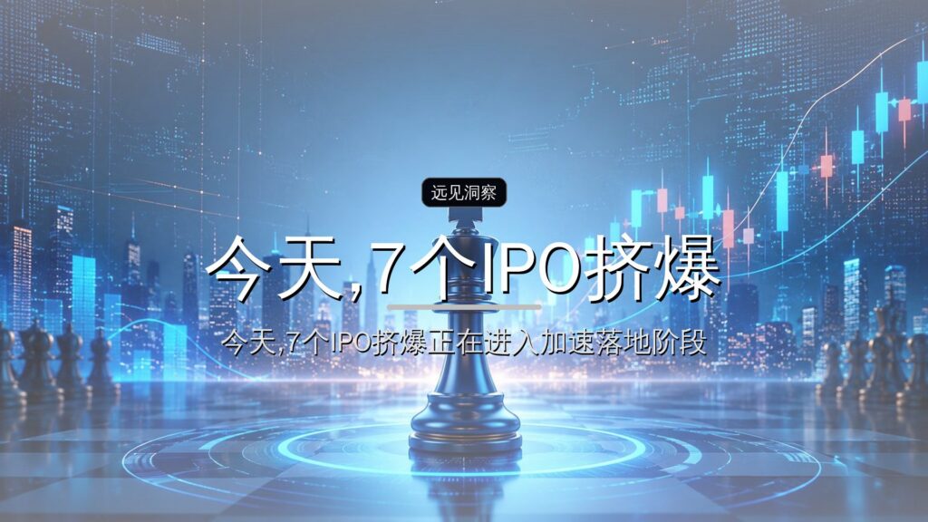 今天,7个IPO挤爆港交所:开始破发了-远见网