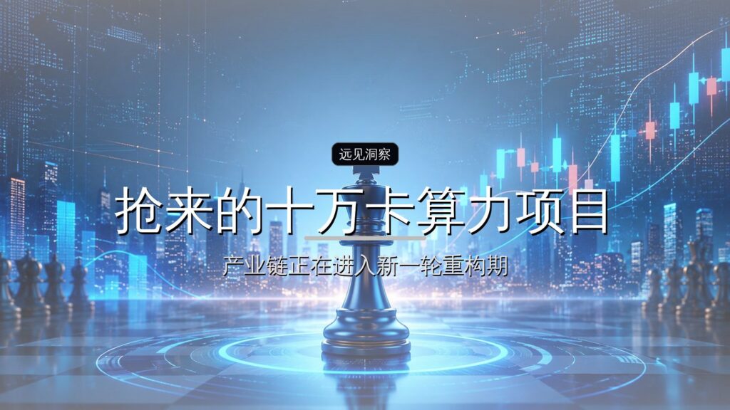 抢来的十万卡算力项目,有的正在变成烫手山芋-远见网