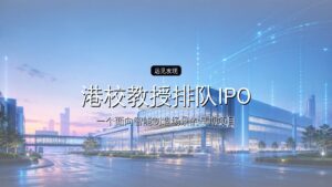 港校教授排队IPO