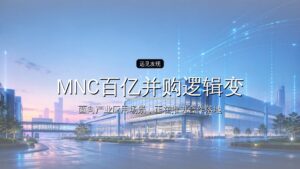 MNC百亿并购逻辑变了