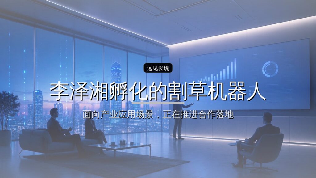 融资|李泽湘孵化的割草机器人公司,A轮融资数千万-远见网