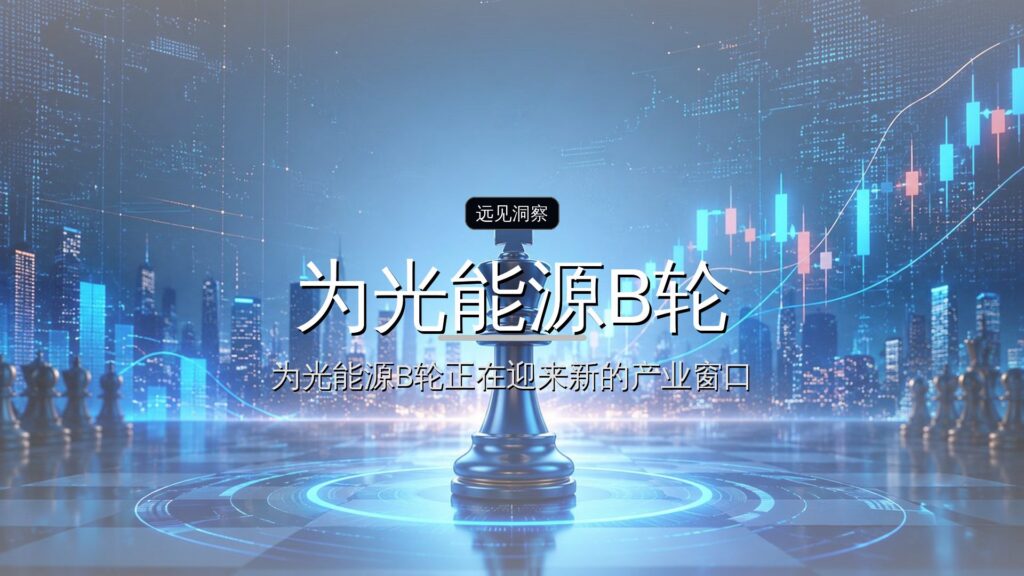 160家机构抢一位博士:为光能源B轮融资数亿元-远见网